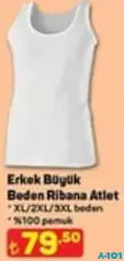 ERKEK BÜYÜK BEDEN RİBANA ATLET